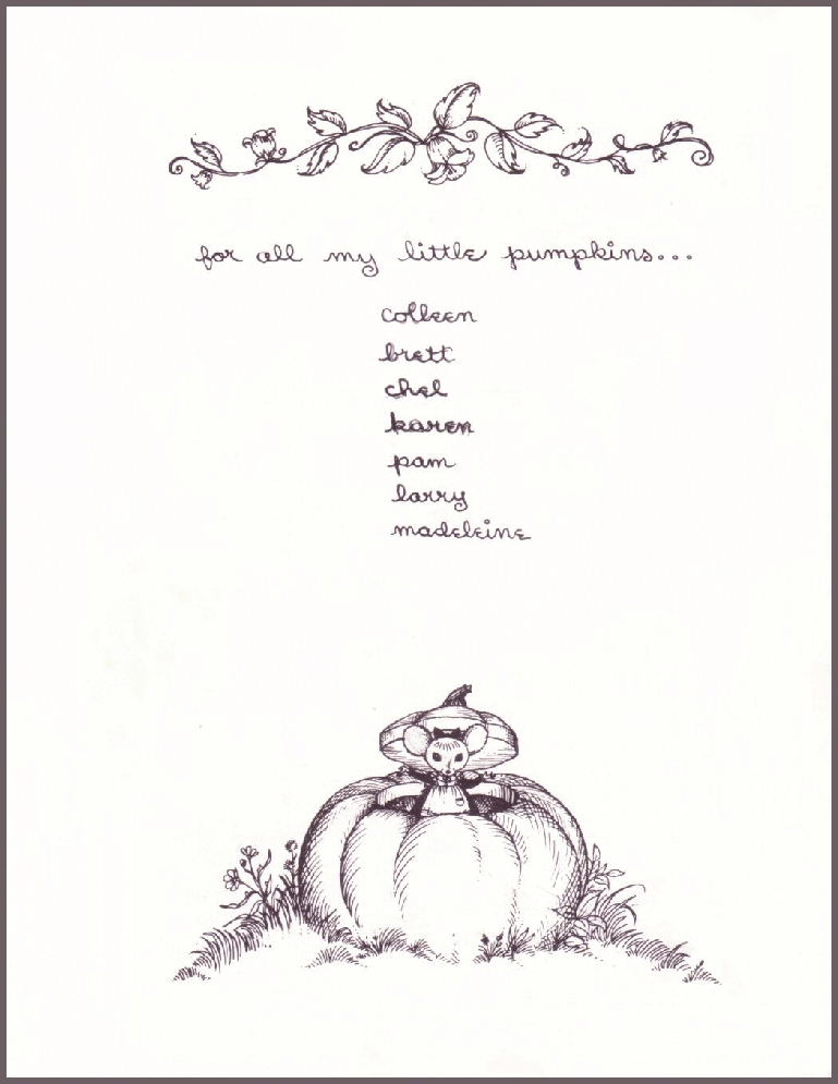 高清彩绘英文原版绘本In a Pumkin Shell.pdf,第2页预览