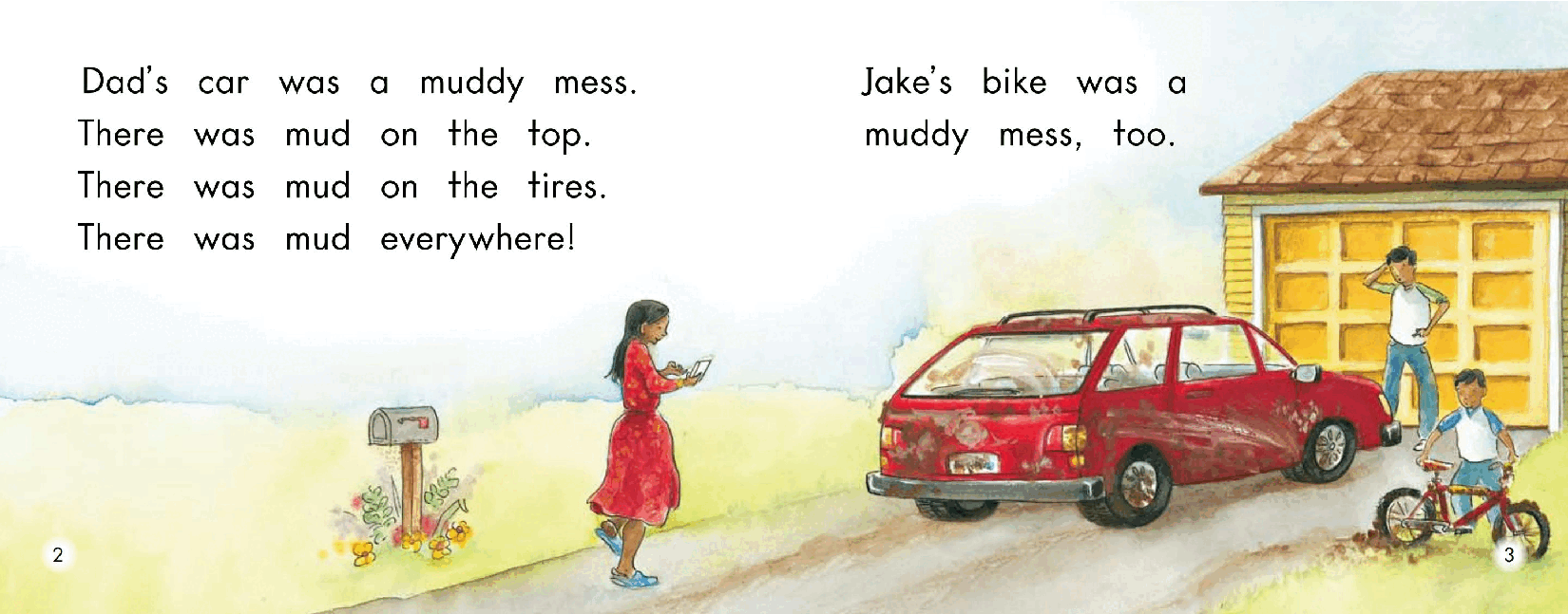 英国海尼曼G2级英语启蒙绘本35 The Muddy Mess.pdf,第4页预览