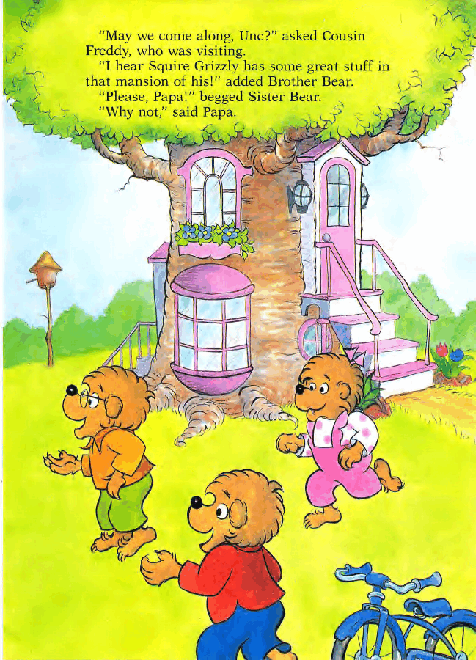 72本贝贝熊早教英文绘本之Berenstain_Bears_and_the_Mansion_Mystery.pdf,第4页预览