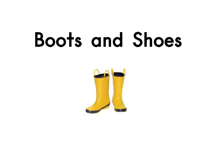 英国海尼曼G1级英语启蒙绘本29 Boots and Shoes.pdf,第3页预览