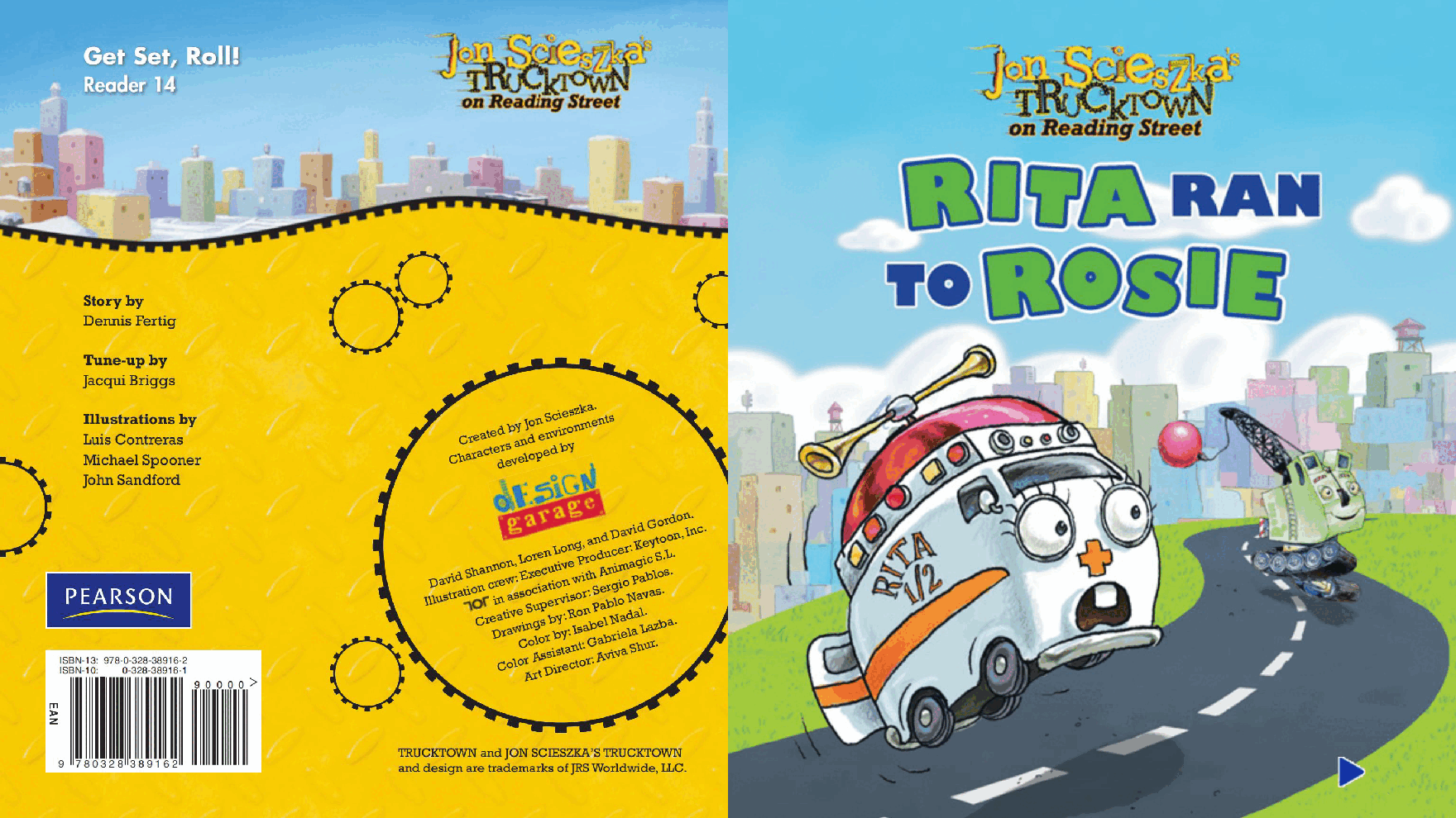 汽车镇的故事英语启蒙绘本14_Rita_Ran_to_Rosie.pdf,第1页预览
