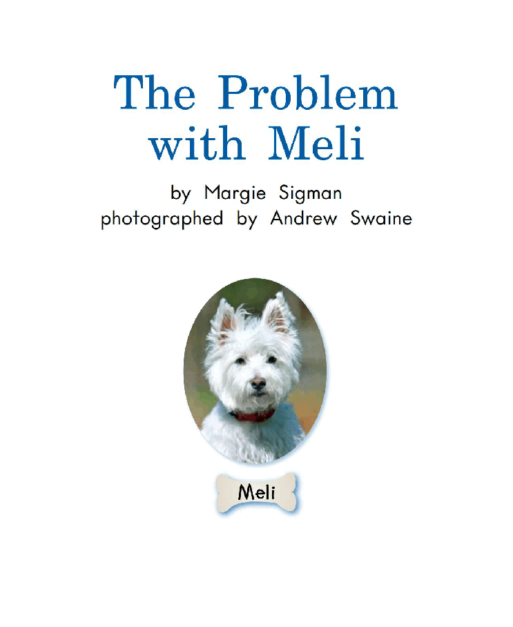 英国海尼曼G2级英语启蒙绘本71 The Problem With Meli.pdf，第3页预览