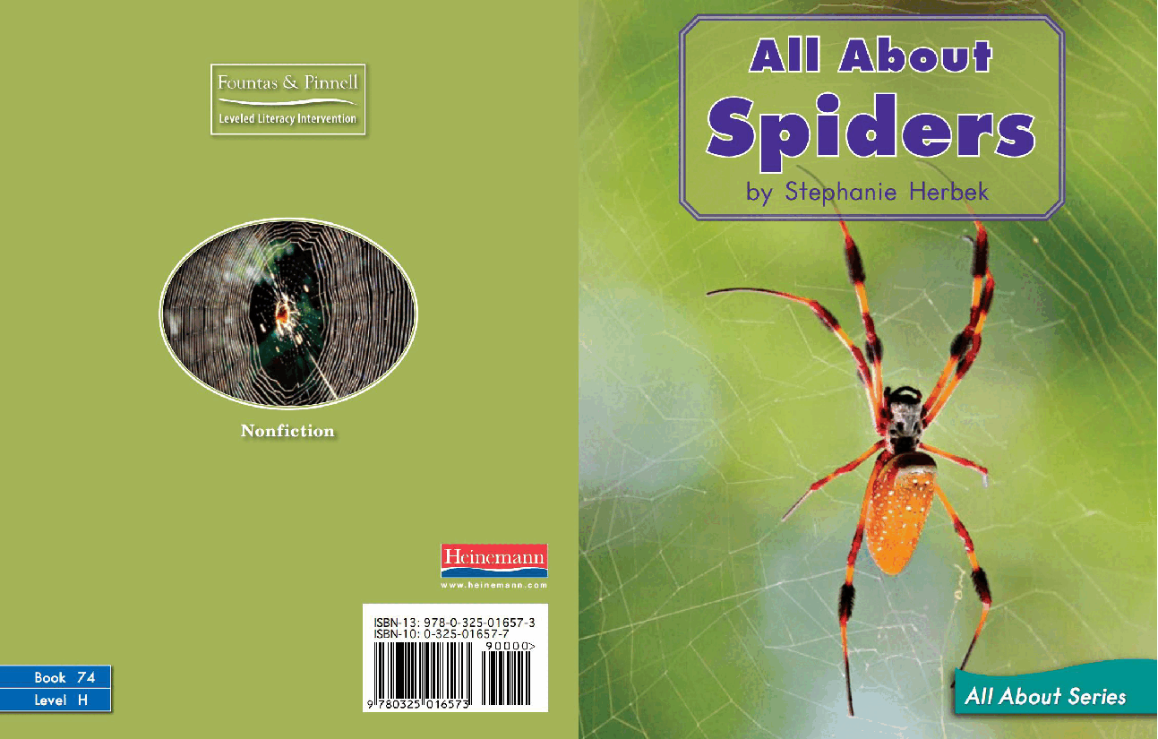 英国海尼曼G2级英语启蒙绘本74 All About Spiders.pdf,第1页预览