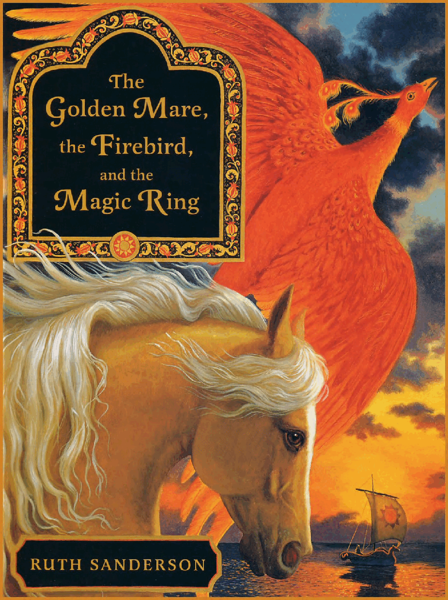 (6-7岁)国外早教机构推荐彩绘英文童书Golden Mare and firbird and ring.pdf,第1页预览