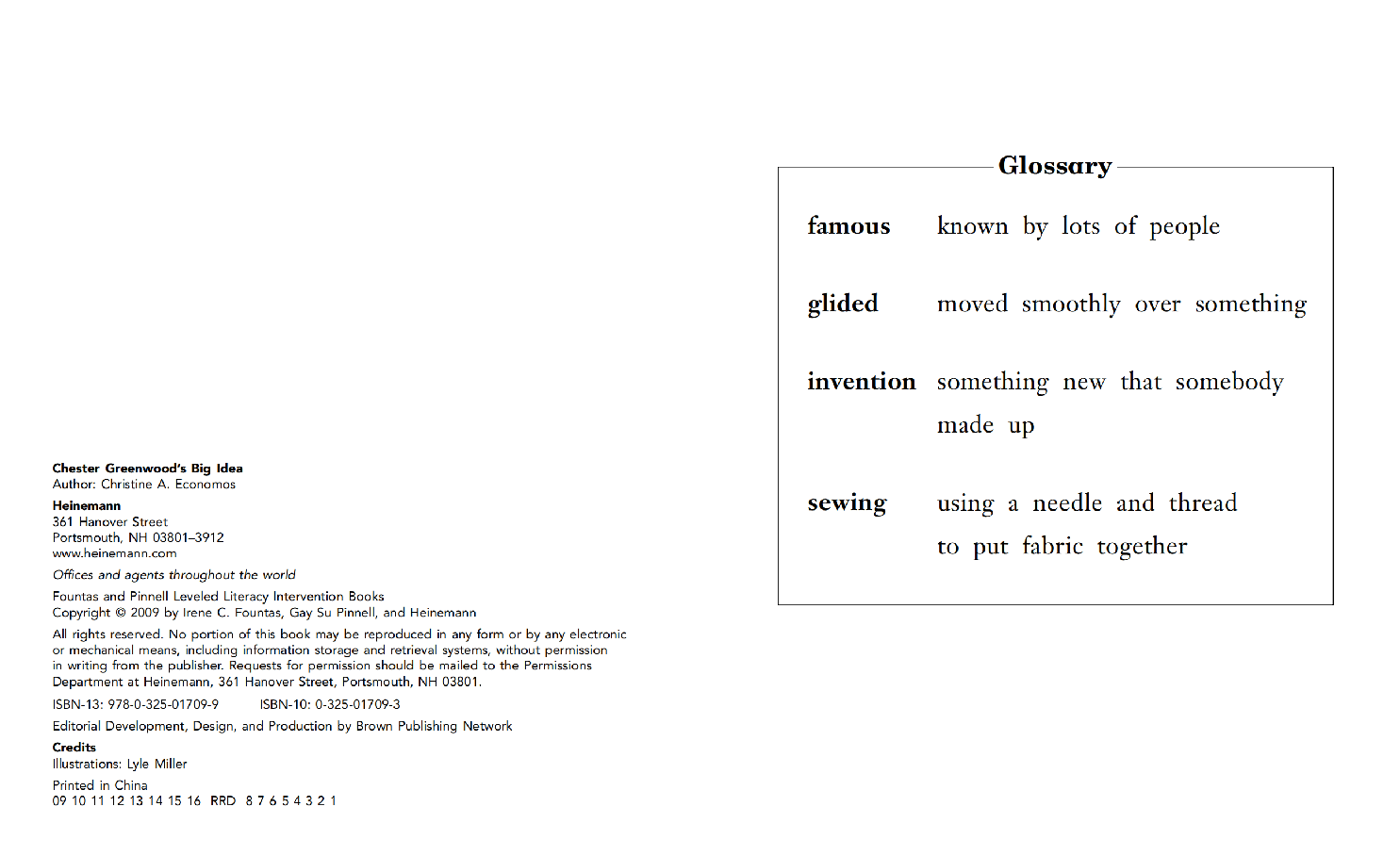 英国海尼曼G2级英语启蒙绘本119 Chester Greenwood's Big Idea.pdf,第2页预览