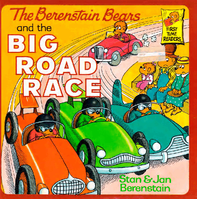 72本贝贝熊早教英文绘本之Berenstain_Bears_and_the_Big_Road_Race.pdf，第1页预览