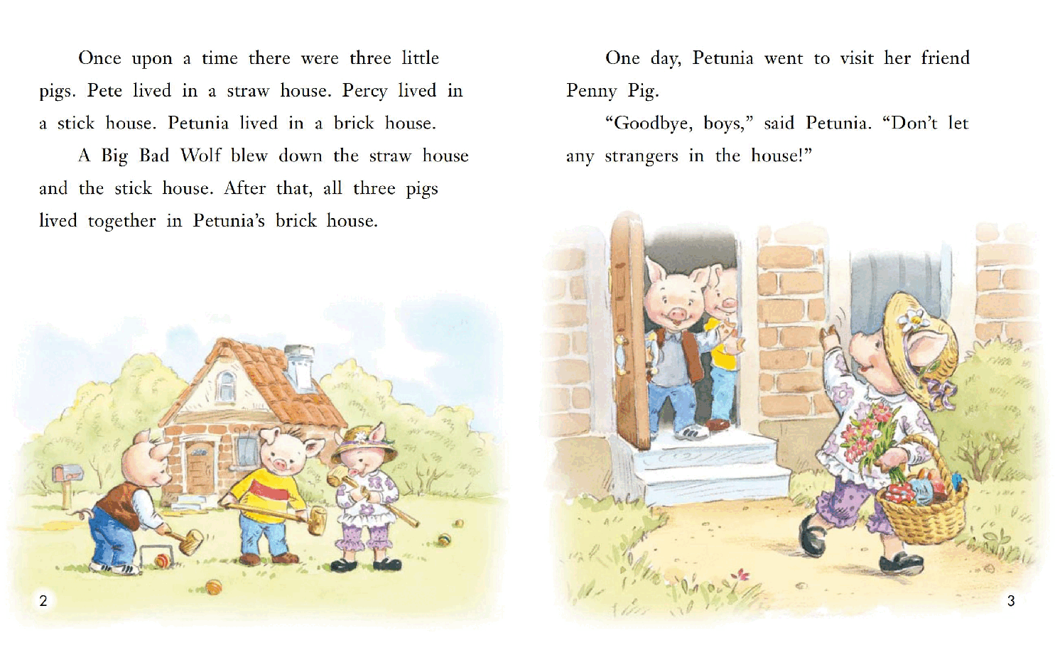 英国海尼曼G2级英语启蒙绘本99 A Surprise for the Big Bad Wolf.pdf,第4页预览