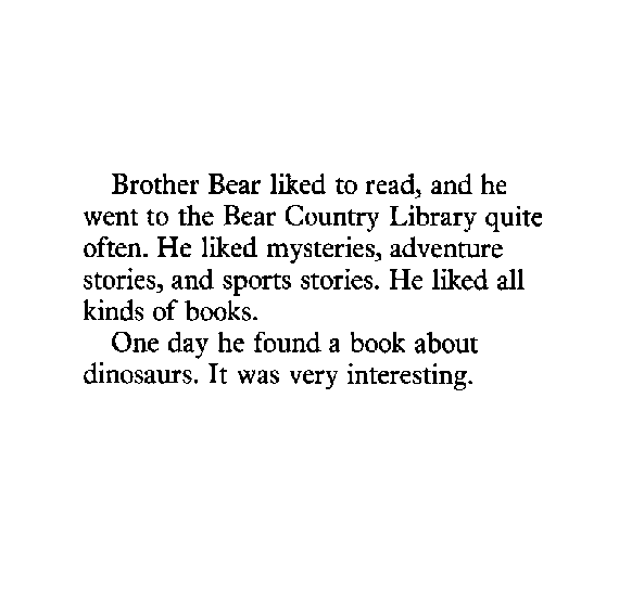 72本贝贝熊早教英文绘本之Berenstain_Bears_and_the_Dinosaurs.pdf，第3页预览