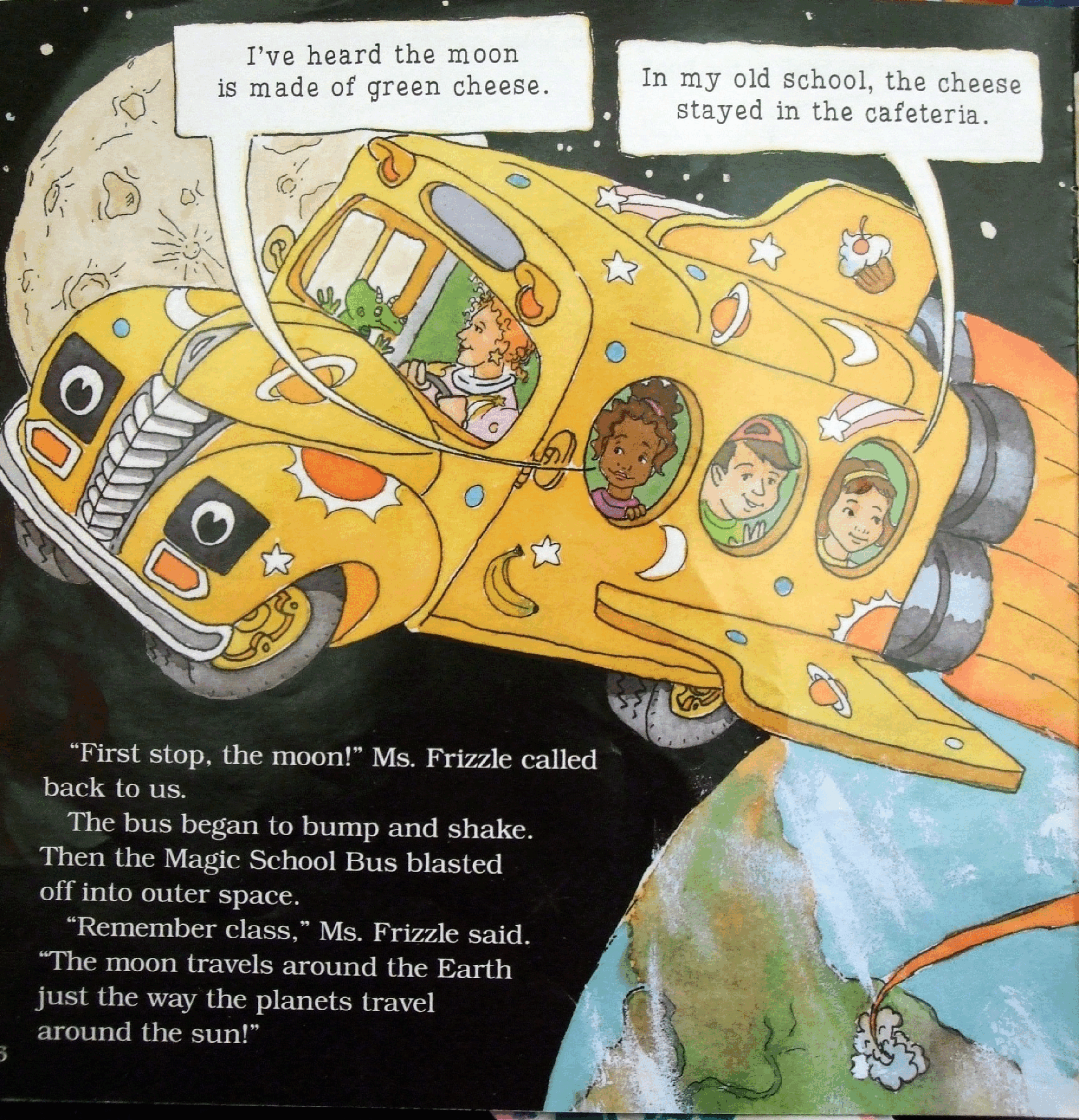 高清彩绘英文原版绘本The Magic Schoolbus - Hello Out There.pdf,第4页预览