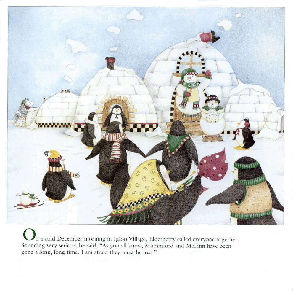 高清彩绘英文原版绘本Home for the Holidays.pdf,第4页预览