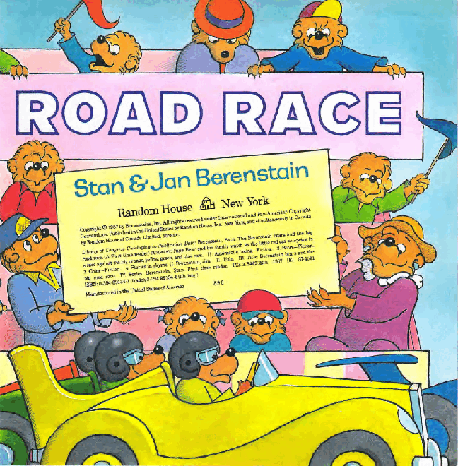 72本贝贝熊早教英文绘本之Berenstain_Bears_and_the_Big_Road_Race.pdf，第4页预览