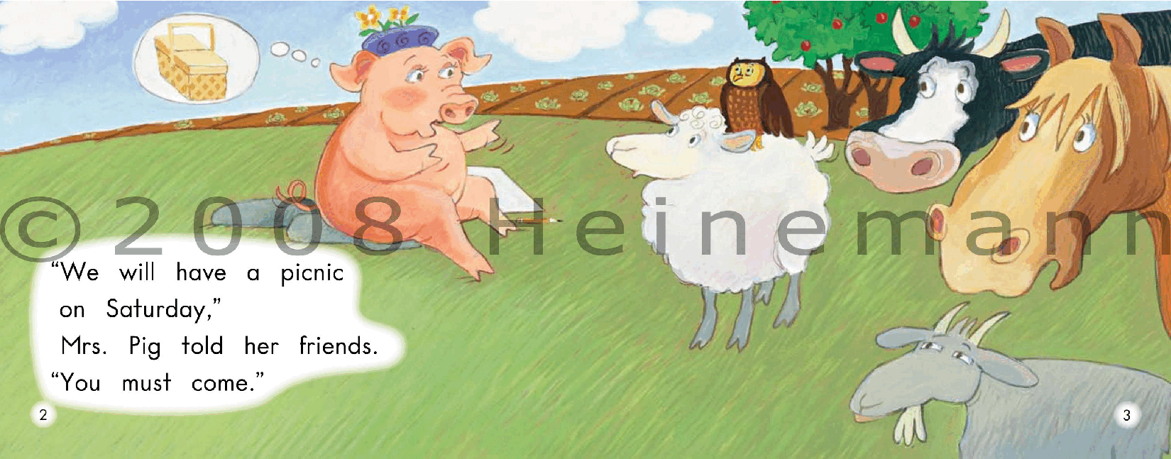 英国海尼曼G1级英语启蒙绘本94 The Bossy Pig.pdf，第4页预览