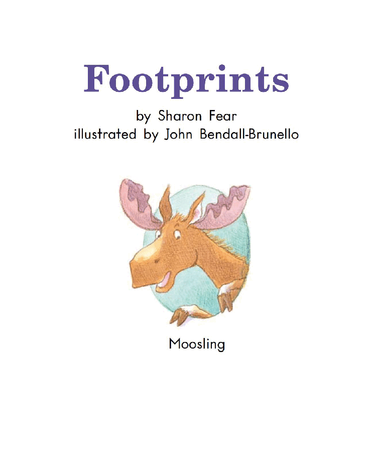 英国海尼曼G2级英语启蒙绘本72 Footprints.pdf,第3页预览