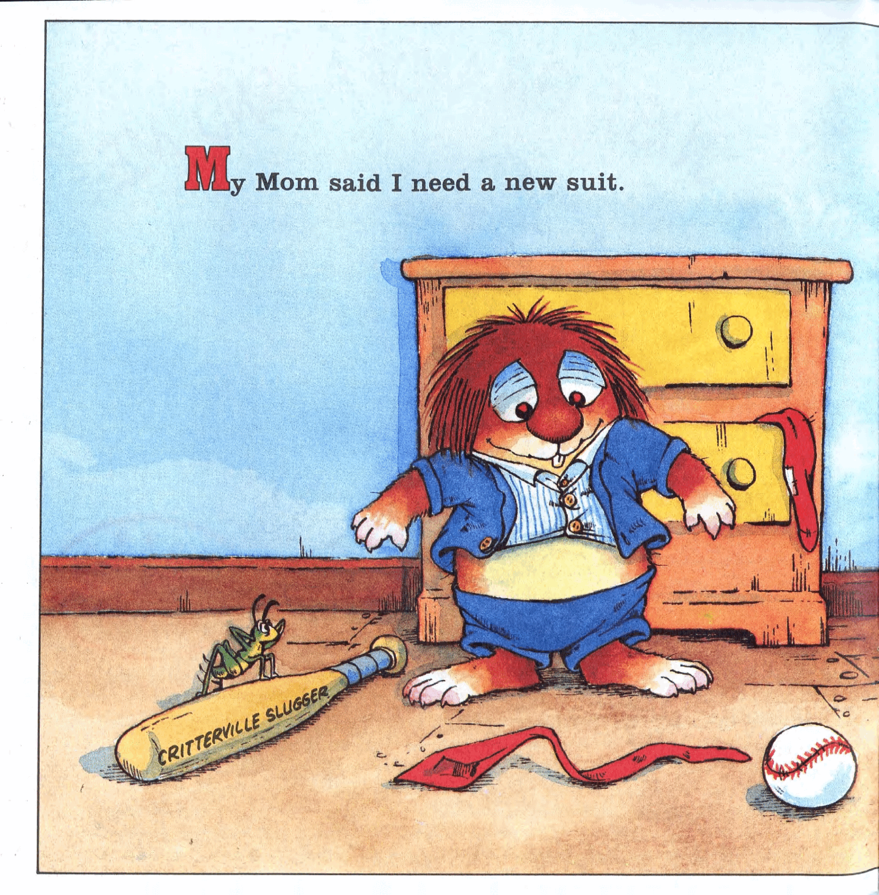 英语绘本小毛人Just Grandpa and Me.pdf,第3页预览