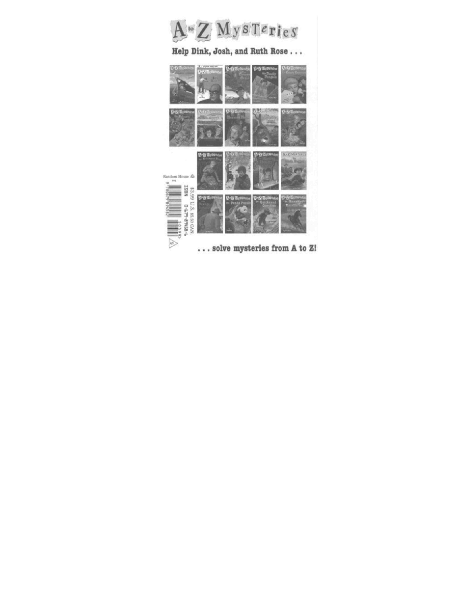 英语启蒙绘本A to Z Mysteries_ The Jaguar's Jewel.pdf,第3页预览