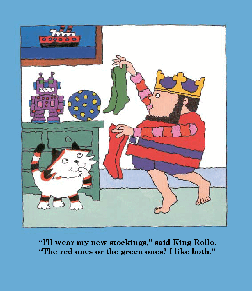 高清彩绘英文原版绘本King Rollo and the New Stockings.pdf,第4页预览