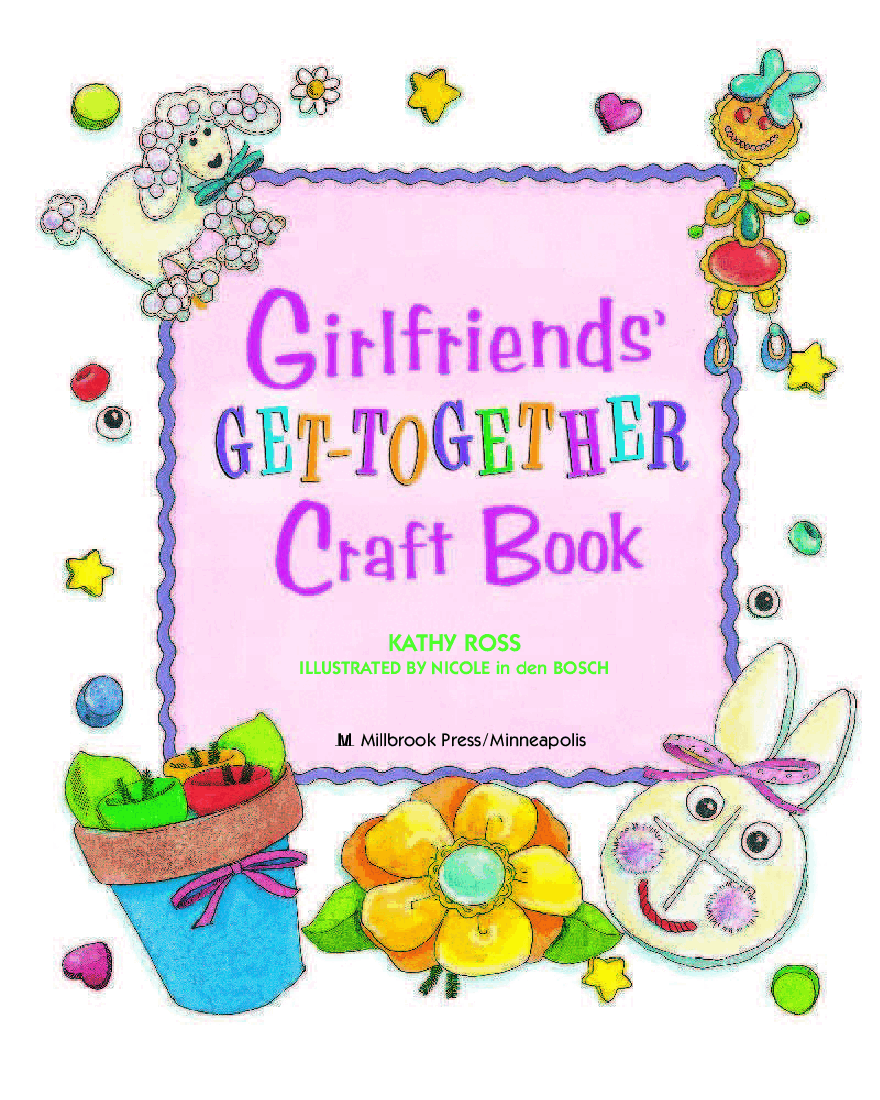 高清彩绘英文原版绘本Girlfriends' Get-together Craft Book.pdf,第3页预览