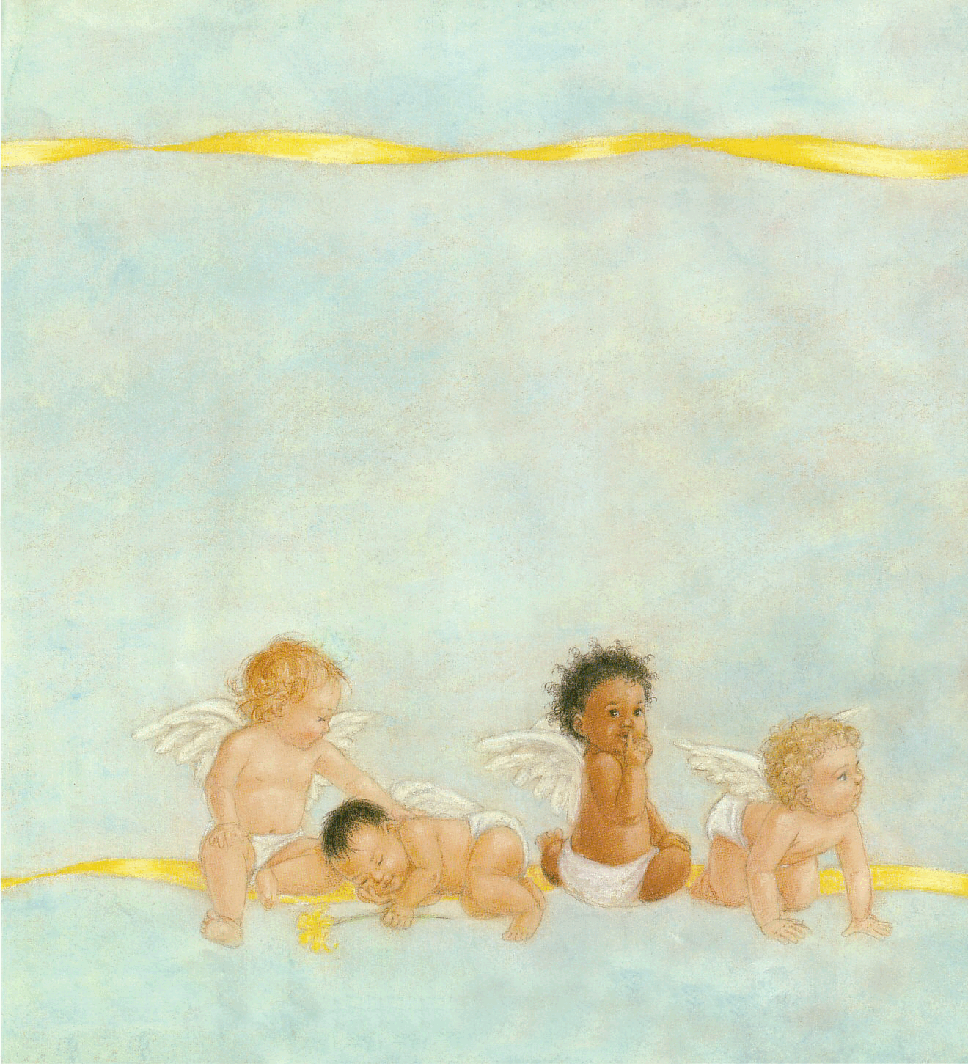 (8-10岁)国外早教机构推荐彩绘英文童书Baby Angels.pdf,第2页预览
