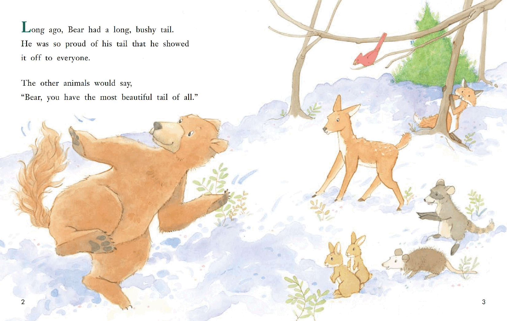 英国海尼曼G2级英语启蒙绘本83 How Bear Lost His Tail.pdf，第4页预览