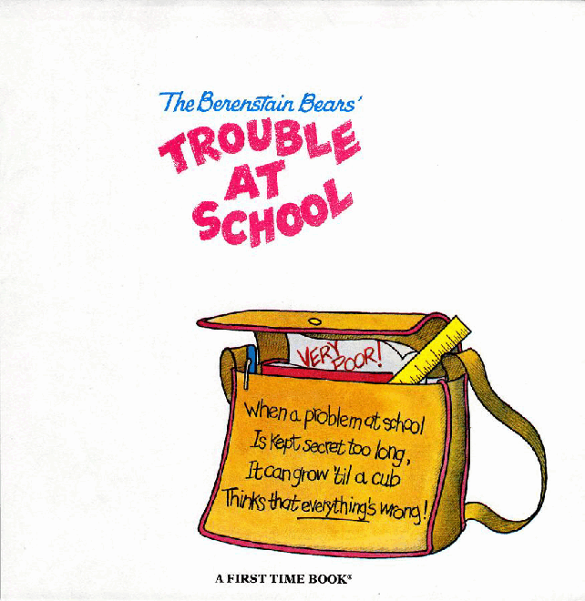 72本贝贝熊早教英文绘本之Berenstain_Bears_Trouble_at_School.pdf,第2页预览