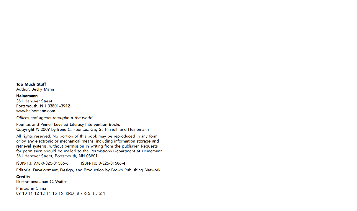 英国海尼曼G1级英语启蒙绘本06 Too Much Stuff.pdf,第2页预览