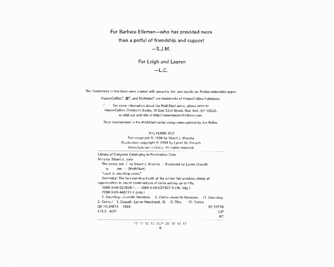 MathStart 低幼数学启蒙英文教材L3 12 The Penny Pot.pdf,第4页预览