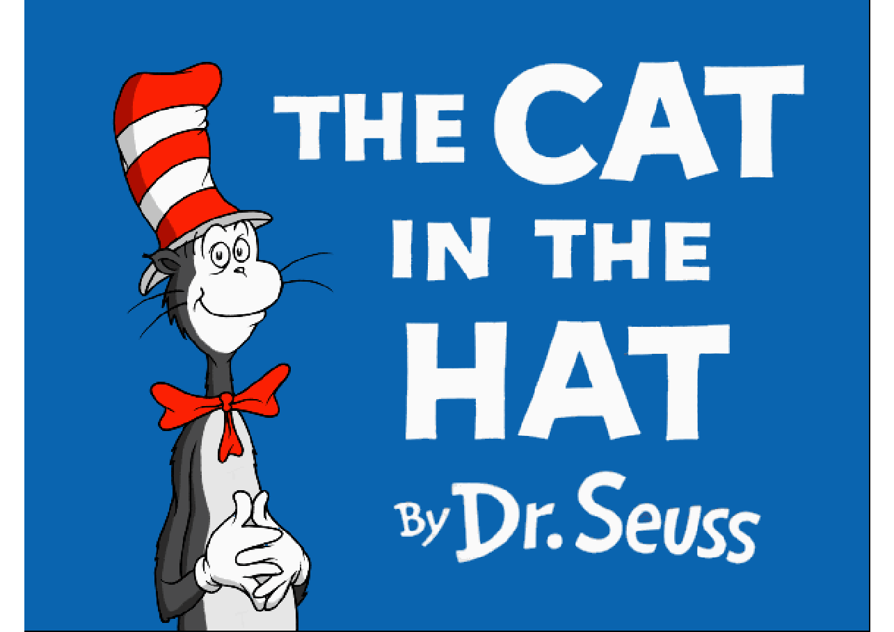 高清彩绘英文原版绘本The Cat in the Hat.pdf,第1页预览