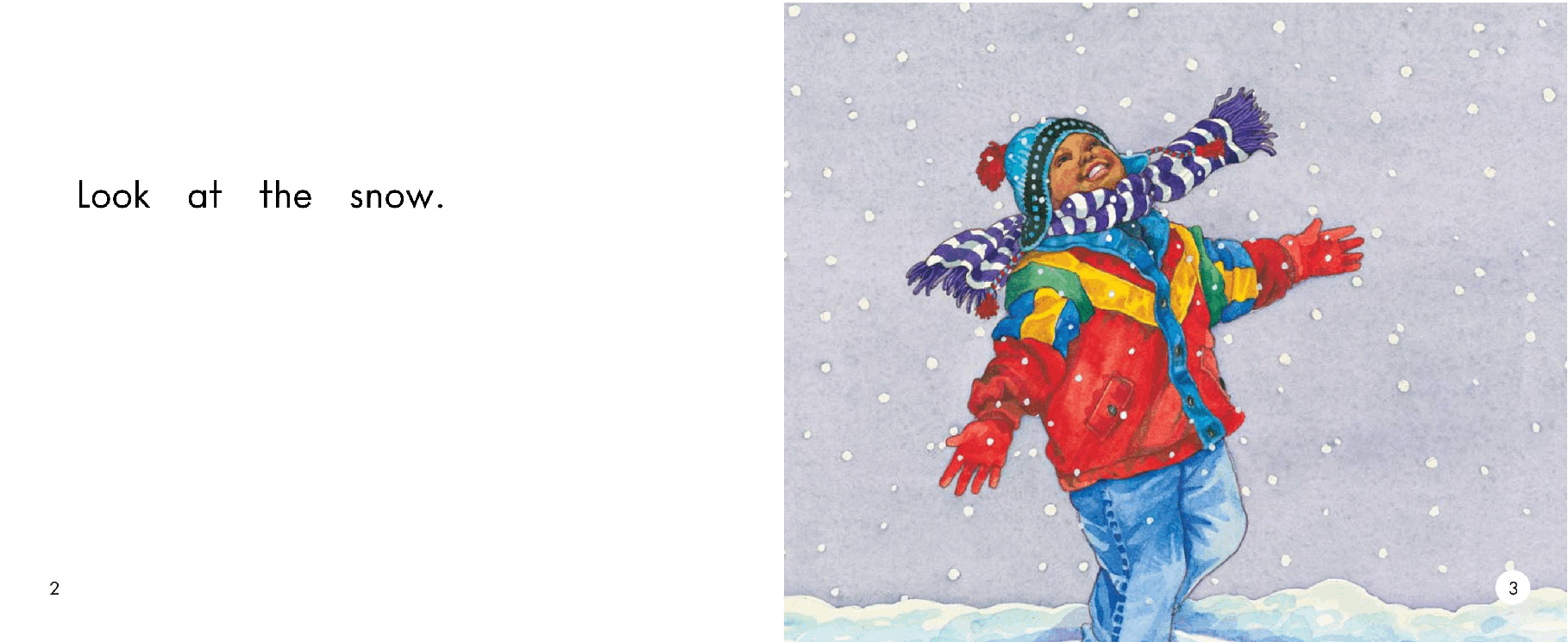 英国海尼曼GK级英语启蒙绘本024MakingASnowman.pdf，第4页预览