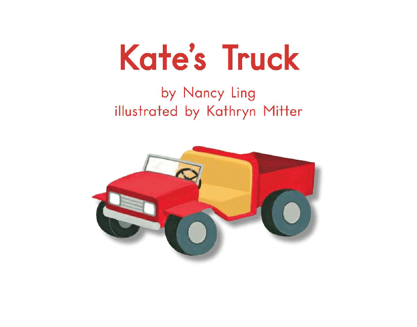 英国海尼曼G1级英语启蒙绘本56 Kate's Truck.pdf,第3页预览