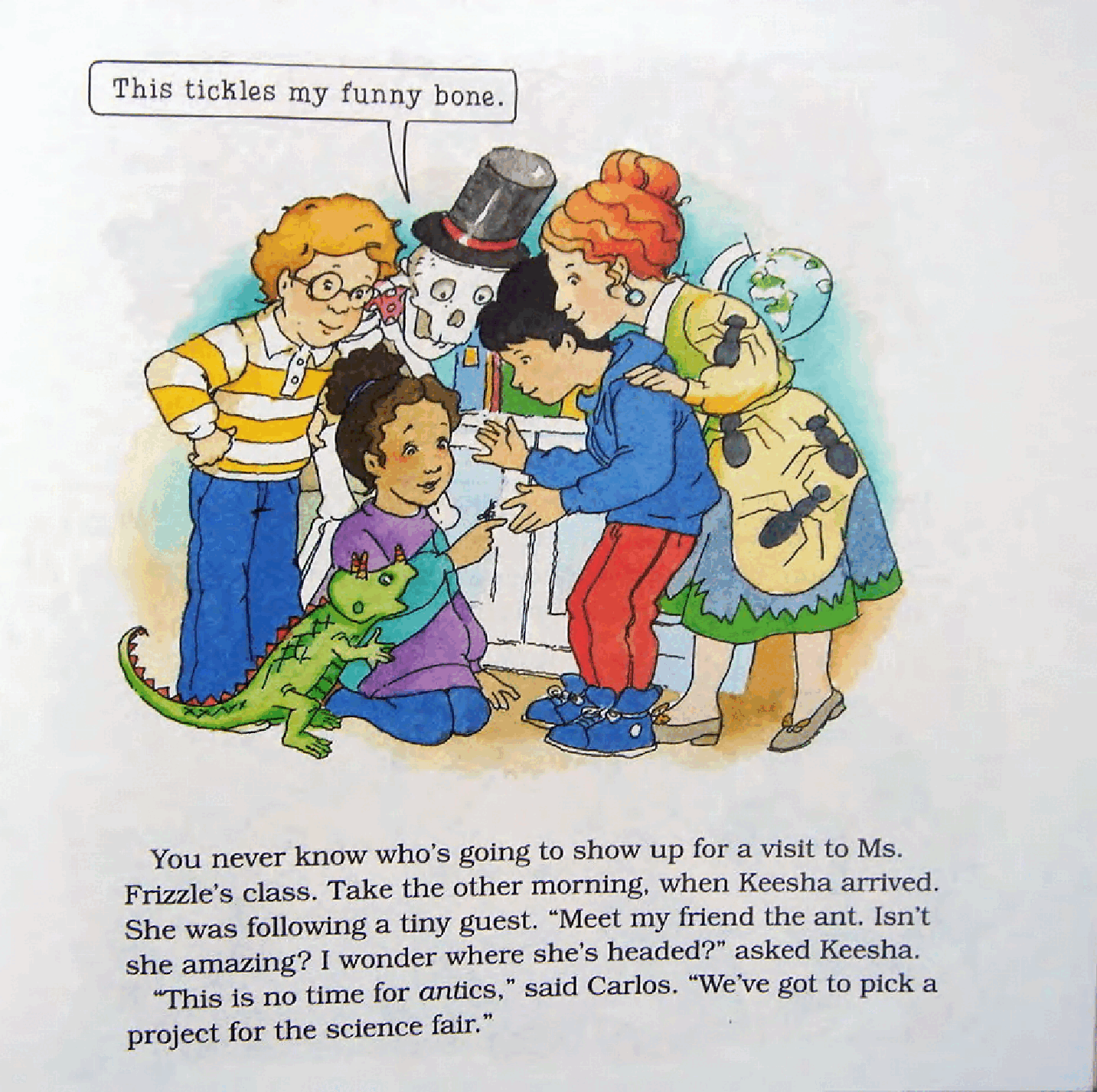 高清彩绘英文原版绘本The Magic Schoolbus - Gets Ants in Its Pants.pdf,第3页预览