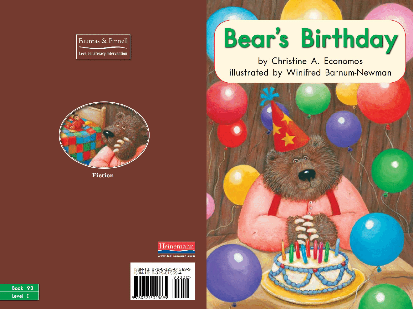 英国海尼曼G1级英语启蒙绘本93 Bears Birthday.pdf,第1页预览