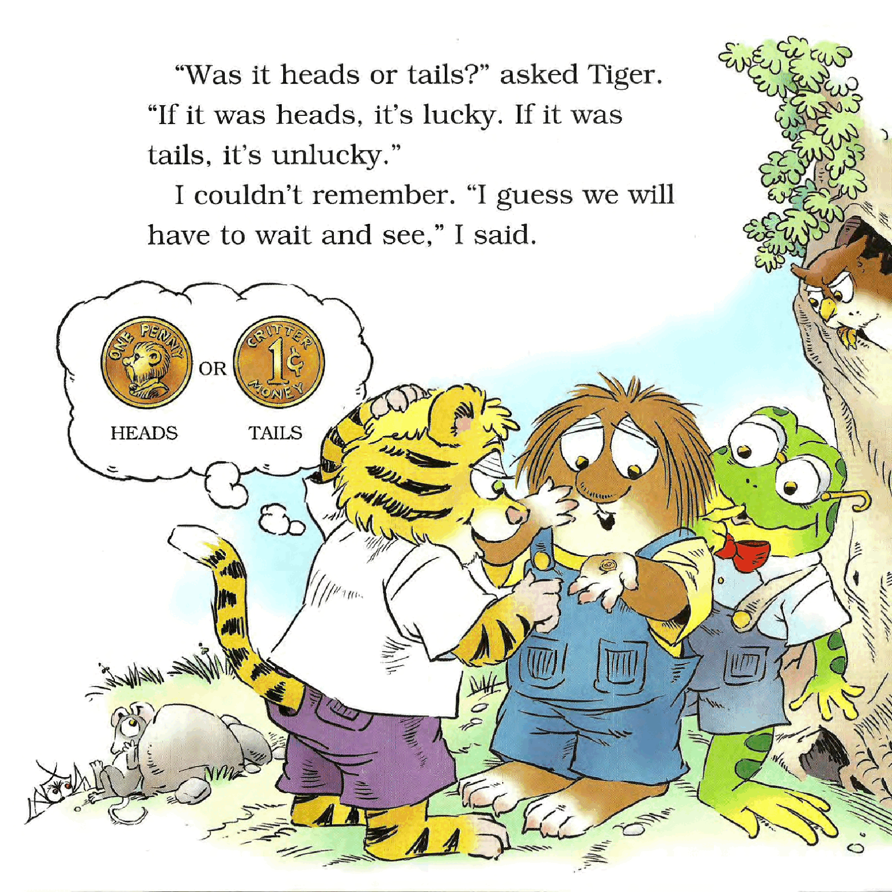 英语绘本小毛人Just A Little Luck.pdf,第4页预览