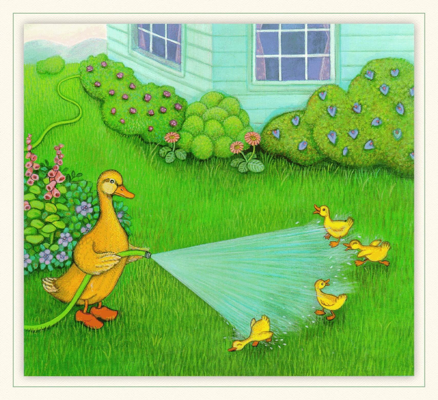 高清彩绘英文原版绘本Five Little Ducks.pdf,第3页预览