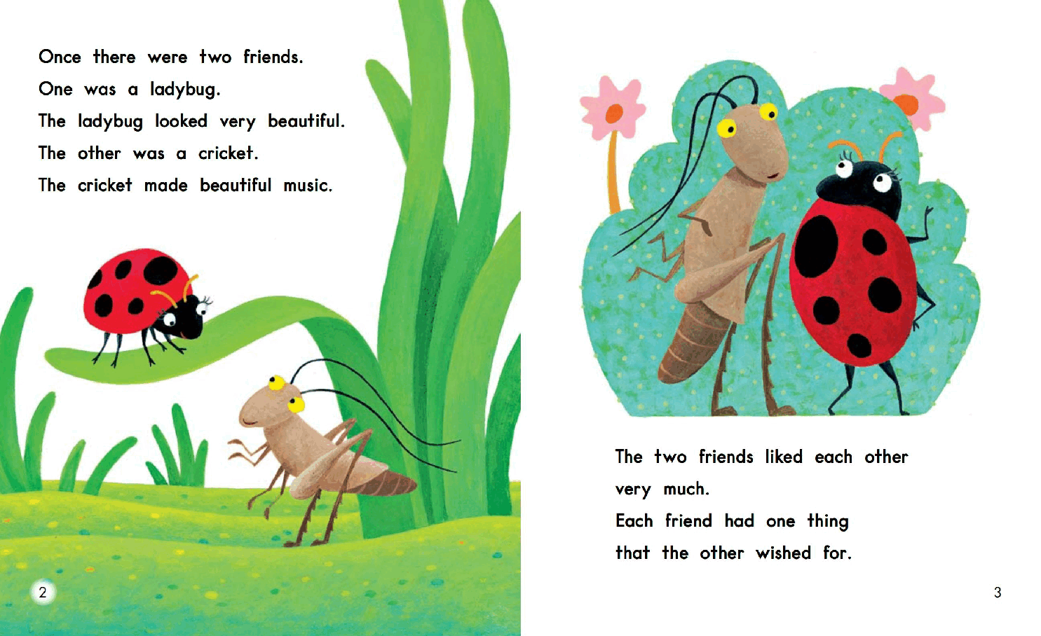 英国海尼曼G2级英语启蒙绘本100 The Ladybug And The Cricket.pdf,第4页预览