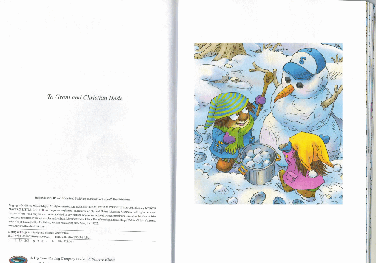 英语绘本小毛人Little Critter-Snowball Soup.pdf,第4页预览