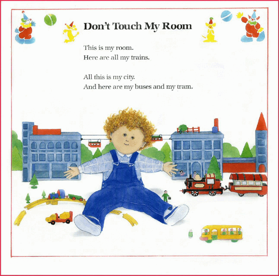 高清彩绘英文原版绘本Don't Touch My Room.pdf,第3页预览