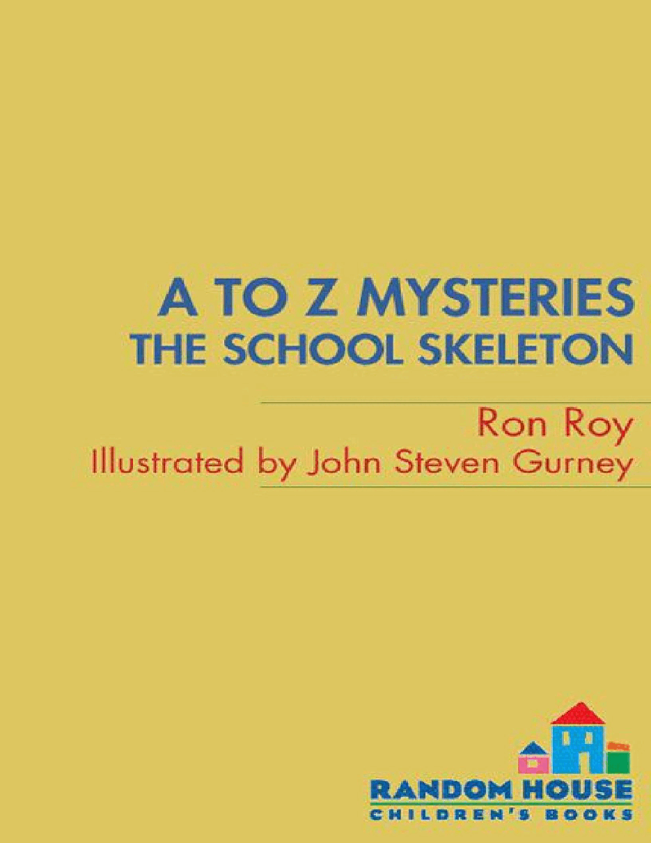 英语启蒙绘本A to Z Mysteries_ The School Skeleton.pdf，第1页预览