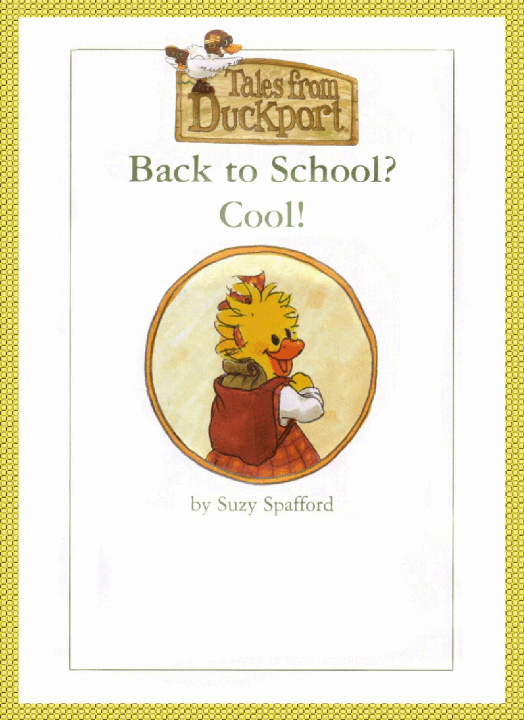 (4-5岁)国外早教机构推荐彩绘英文童书Back to school Cool.pdf,第2页预览
