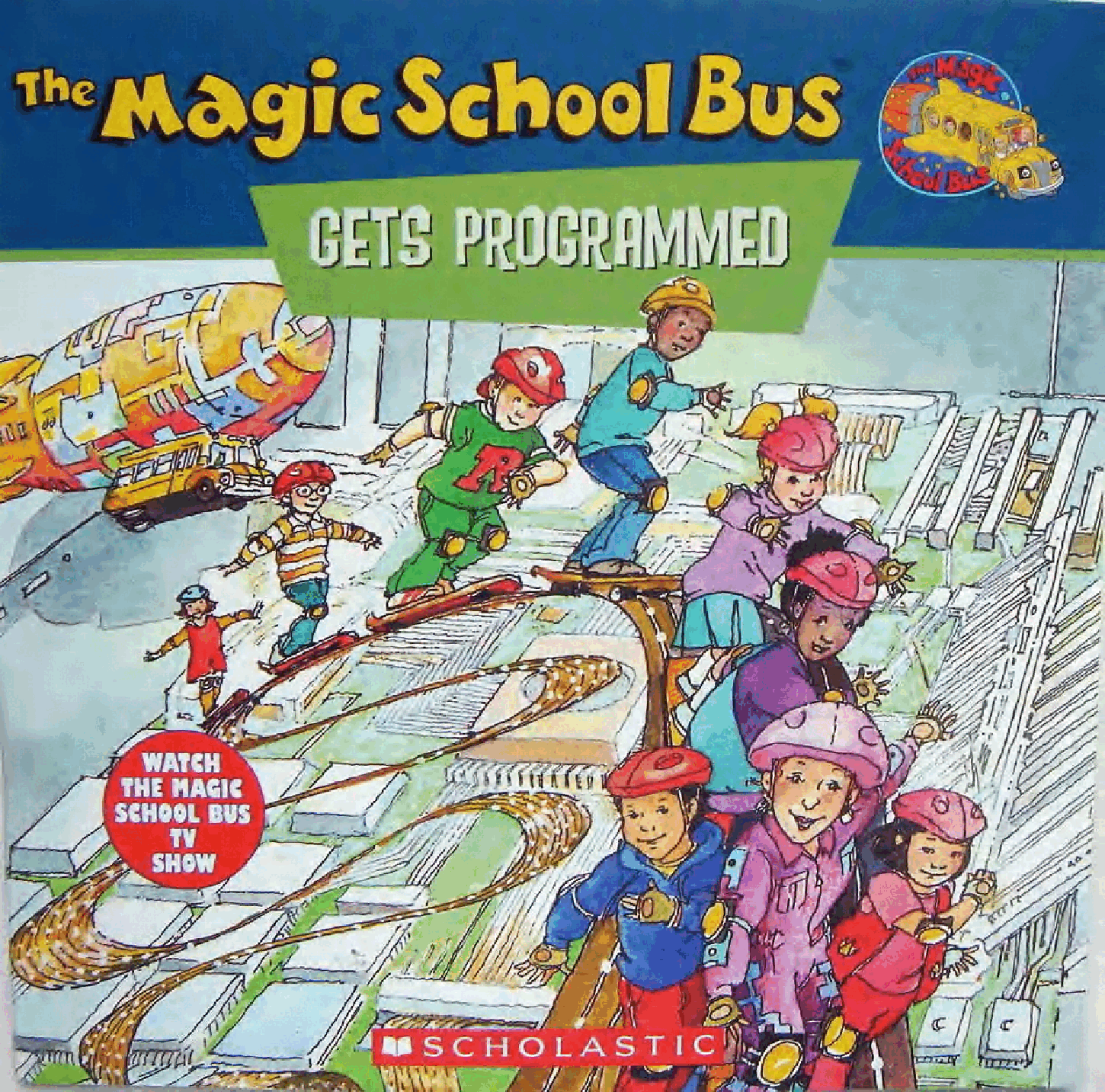 高清彩绘英文原版绘本The Magic Schoolbus - Gets Programmed.pdf,第1页预览