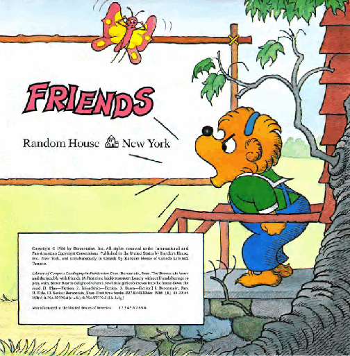72本贝贝熊早教英文绘本之Berenstain_Bears_and_the_Trouble_with_Friends.pdf,第4页预览