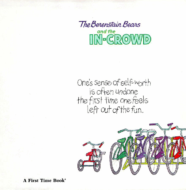 72本贝贝熊早教英文绘本之Berenstain_Bears_and_the_In-Crowd.pdf,第2页预览