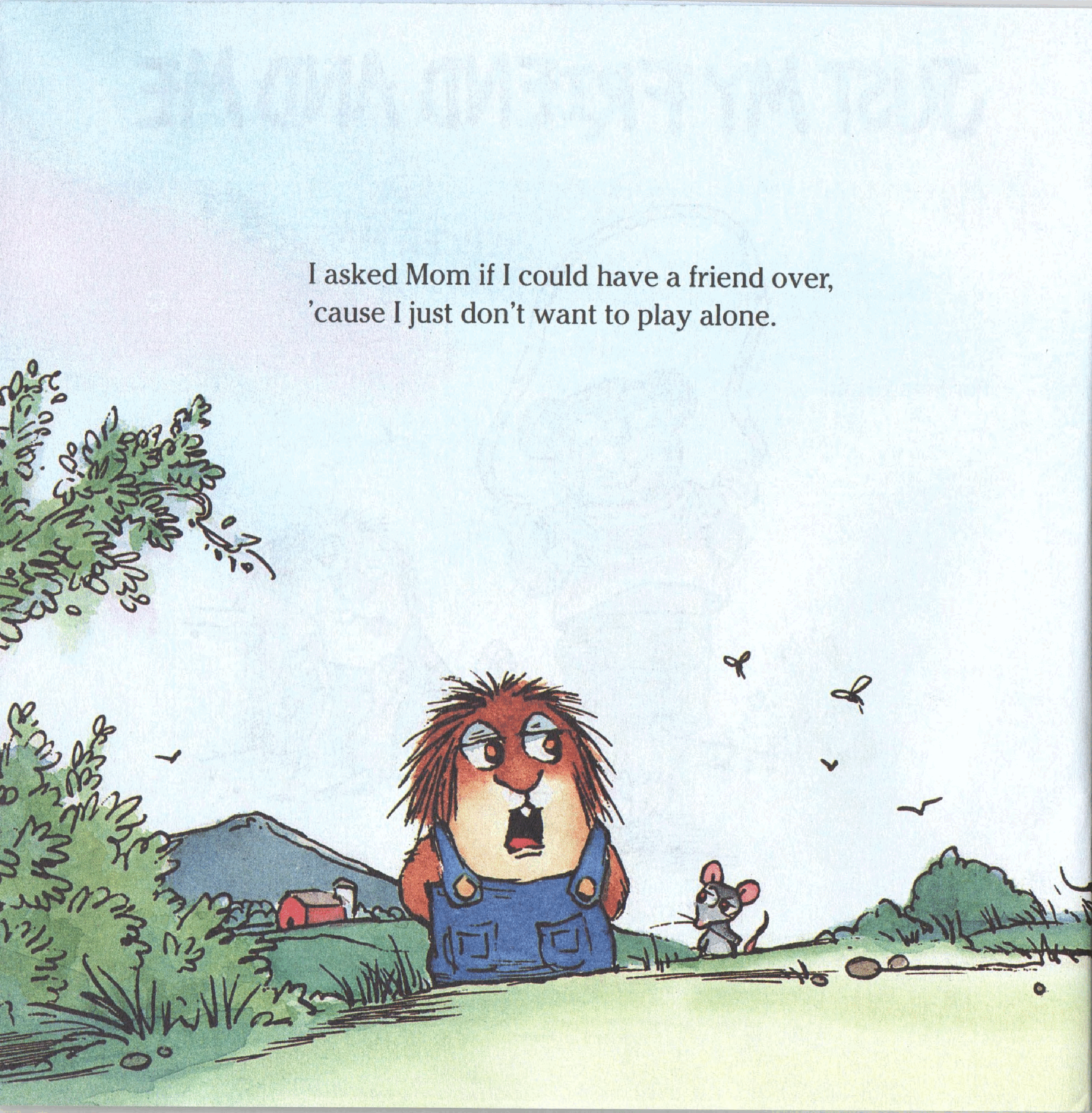 英语绘本小毛人Just my Friend and Me.pdf，第2页预览