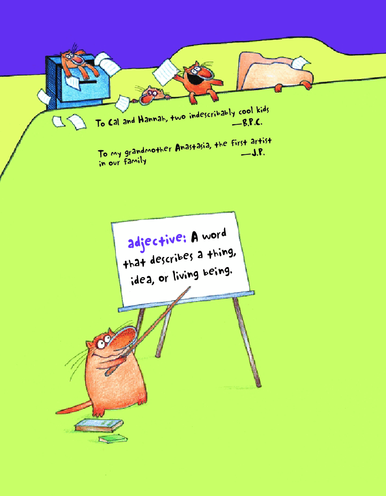 高清彩绘英文原版绘本Hairy, Scary, Ordinary -What is an Adjective.pdf,第3页预览