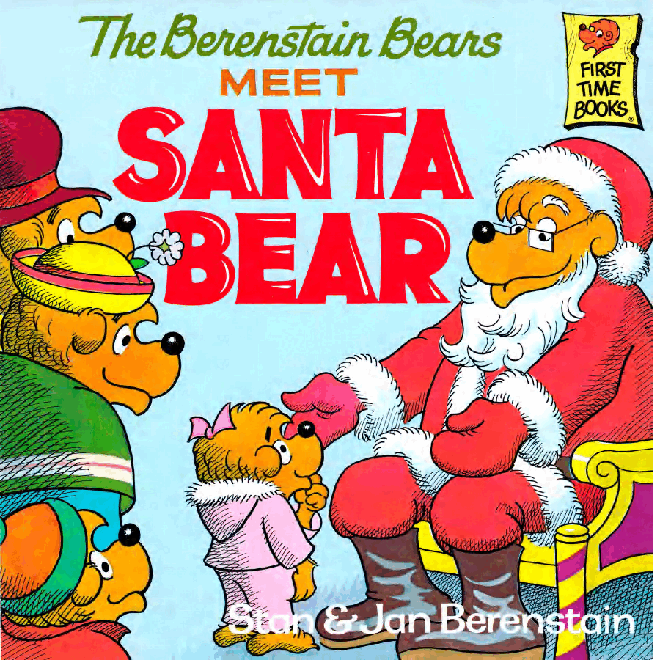 72本贝贝熊早教英文绘本之Berenstain_Bears_meet_Santa_Bear.pdf,第1页预览