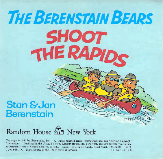 72本贝贝熊早教英文绘本之Berenstain_Bears_Shoot_the_Rapids.pdf,第2页预览
