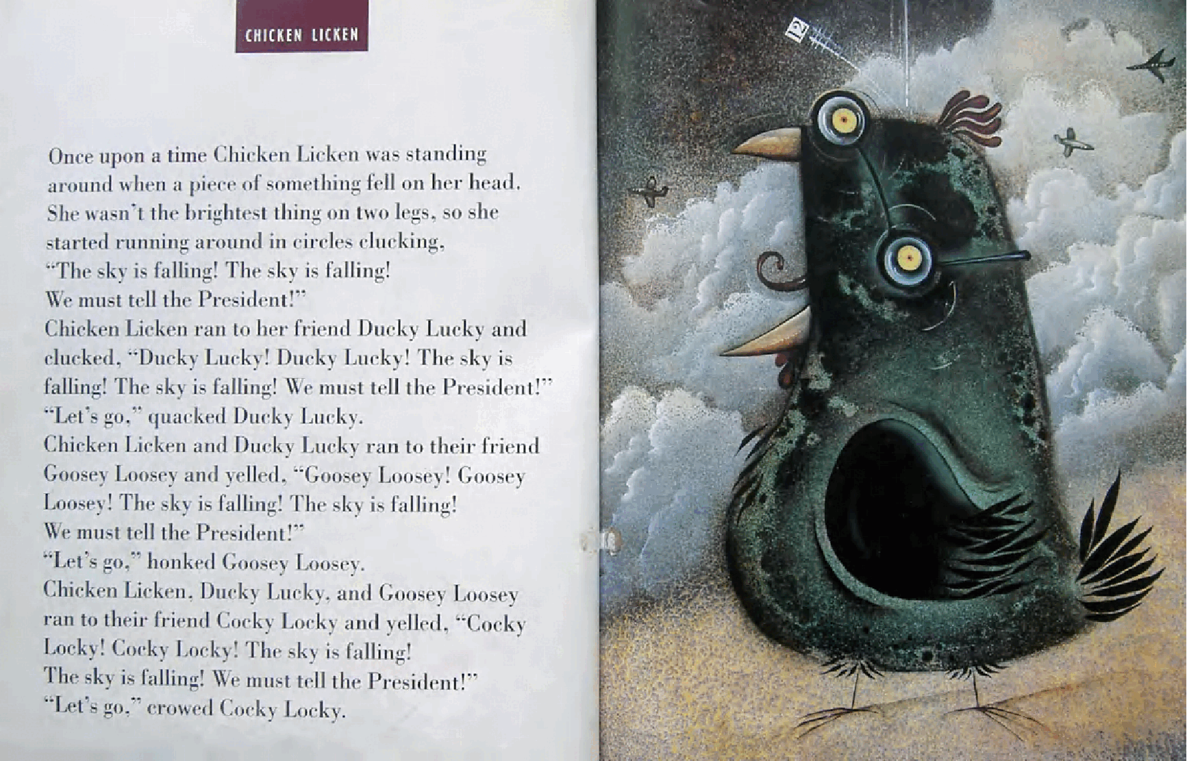 高清彩绘英文原版绘本The Stinky Cheese Man & Other Fairly Stupid Tails.pdf,第2页预览