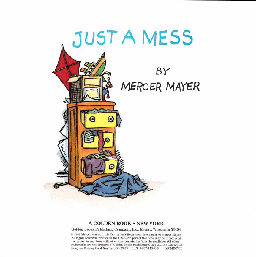 英语绘本小毛人Just a Mess.pdf,第2页预览