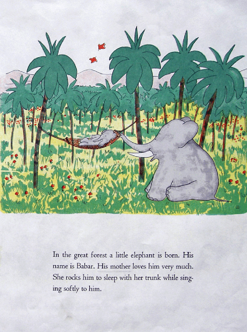 高清彩绘英文原版绘本The Story of Babar.pdf,第2页预览