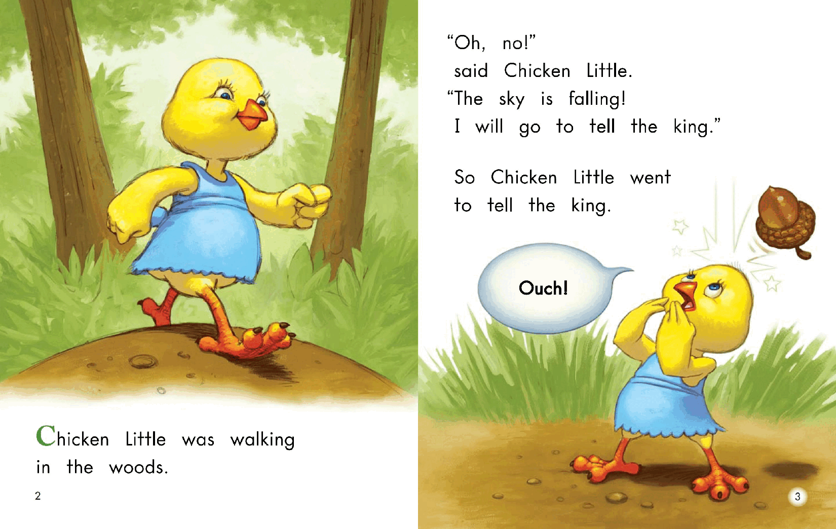 英国海尼曼G2级英语启蒙绘本21 Chicken Little.pdf,第4页预览