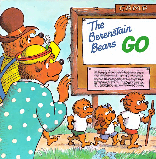 72本贝贝熊早教英文绘本之Berenstain_Bears_Go_To_Camp.pdf,第3页预览